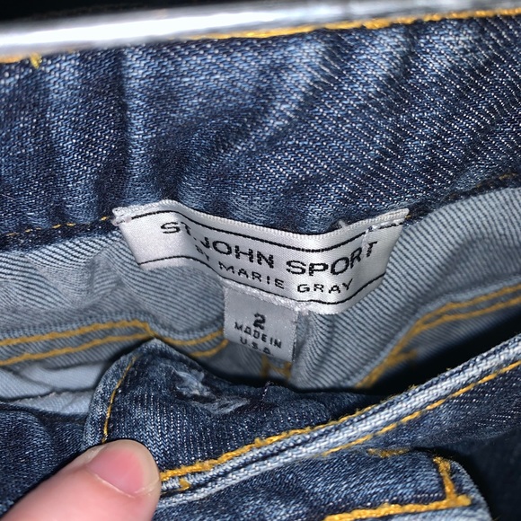 St. John jeans size. 2 Marie Grey gently used - Picture 2 of 5